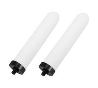 Vaguelly 2Pcs Ceramic Water Filter Replacement Candles for Countertop Purifier Anti-wear Filter Elements Easy Installation High-Efficiency Water Purification System