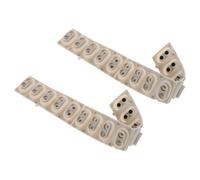Vaguelly 2pcs Conductive Key Contact Rubber Silicone Pad 13-key Fast Response Easy Installation Replacement Strip for Digital Piano Keyboard Repair in Music Education