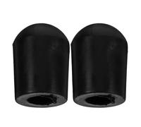 Vaguelly 2pcs Double Bass Endpin Rubber Protectors Black Nonslip End Pin Caps Instrument Replacement Accessories for Cello and Double Bass Playing