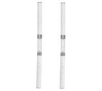 Vaguelly 2pcs Dual-ended Nail Art Liner Brushes for Gel Polish Metal and Fiber Construction Precise Fine Line Painting and Dotting Tools Compatible with Gel and Various Nail Techniques for