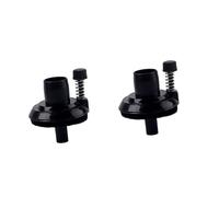 Vaguelly 2pcs Durable Hi-hat Cymbal Stand Holder High Strength Felt Lightweight Replacement for Percussion Drum Kit Parts for Drummers and Musicians Black