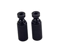 Vaguelly 2pcs Electric Guitar Locking Tremolo Bridge and Anchors Elevating Adjustment Screw for Electric Guitar Black Replacement Parts for Tremolo Bridge Random Style
