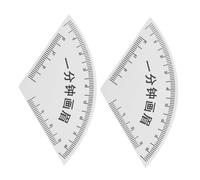 Vaguelly 2pcs Eyebrow Drawing Guide Rulers PVC Symmetry Measurement Tool for Precise Brow Shaping Suitable for All Face Shapes Makeup Accessories