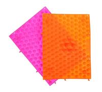 Vaguelly 2Pcs Foot Acupressure Massage Mat Foot Care Pad for Travel Spike Design for Fatigue Relief and Relaxation for Self Care