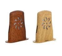 Vaguelly 2pcs Guitar Sound Humidifier Wood Grain Design Portable Moisture Control Packs for Acoustic Ukulele Preventing Cracking Protecting Instrument Cases
