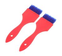 Vaguelly 2pcs Hair Color Brush Supplies Wind Shaping Styling Comb Hair Dying Kits Highlighting Comb Pink Plastic