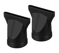 Vaguelly 2pcs Hair Dryer Diffuser Nozzle Path Hairdryer Blow Dryer Attachment Volumizing Hairdressing Nozzle Replacement Hair Dryer Nozzle Narrow Blow Dryer Concentrator Attachment Black