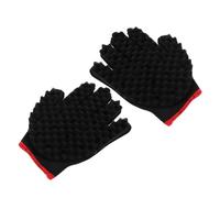 Vaguelly 2pcs Heat Resistant Hair Styling Gloves for Curling Wands Professional Sponge Curl Glove for DIY Hairdressing Protect Hands From Heat Enhance Texture and Volume Home Barber Tool