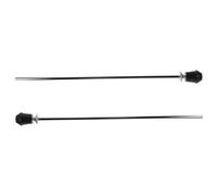 Vaguelly 2pcs Heavy Duty Bass Drum Legs Floor Stand Bracket Mount Drum Holder Secure Lock Nut Non-slip Feet for Instrument Floor Stand Protection