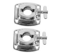 Vaguelly 2pcs Heavy Duty Cymbal Stand Clamp for Drum Base for Quick Cymbal Installation and Flexible Height