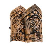 Vaguelly 2pcs Knights Armour Costume Sword and Shield Set for Adults | Plastic Dragon-shaped Horn Design, Versatile Party Prop, Finely Crafted Details, for Occasions and Safety