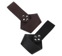 Vaguelly 2pcs Medieval Sword Belt Holder Pu Leather Scabbard Knight Holster for Renaissance Cosplay Halloween Party Accessories with Smooth Draw and Historical Design