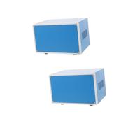 Vaguelly 2pcs Metal Electronics Enclosure Box Dustproof Junction Box for Versatile Electronic Projects Easy Installation Durable Plastic and Metal Suitable for Various Industries