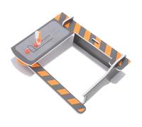 Vaguelly 2pcs Model Building Tools for Train Track Components with Level Crossing Scene Layout Learning for Enhancing Creativity and Assembly Skills