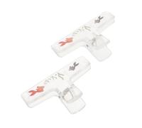 Vaguelly 2pcs Music Sheet Clip: Clear Acrylic Music Page Holders With Cartoon Pattern For Piano Violin Guzheng - Adorable Musical Sheet Clips For Clear Reading