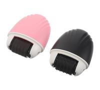 Vaguelly 2pcs Music Staff Roller Stamper Self-Inking Handwriting Strip Stamp Roller for Journaling and Music Notation with Pink Blue and Black Ink Marks, Crafting and Teaching Tool