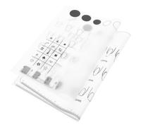 Vaguelly 2Pcs Nail Art Training Silicone Mat for Manicure Practice - Small Nail Design Drawing Pad, Washable Mixing Mat for Beginners and Professional Salon Use