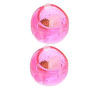 Vaguelly 2Pcs Nail Drill Bit Cleaning Brushes Nail Art Equipment for Dust Removal Ergonomic Grip for Professional and Home Use