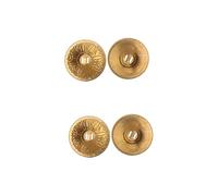 Vaguelly 2pcs Pair Hip Halloween Zills Copper Finger Cymbals Pure Copper Texture Pattern Golden Color Accessories