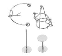Vaguelly 2Pcs Physics Balancing Mini Perpetual Motion Sculpture for Science Enthusiasts Interactive Decor for Offices and Desks Unique Pendulum Design Enhances Motor Skills