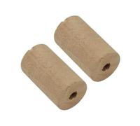Vaguelly 2pcs Piccolo Protective Corks Piccolo Corks Instrument for Nose Flute Made of Natural Simple Protectors for Music Practice