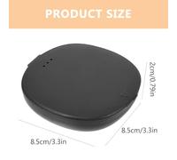 Vaguelly 2pcs Plastic Storage Box for Women, Small Reusable Carrier Case with Lid, Portable Female Hygiene Organizer for Travel and Office Use