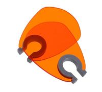 Vaguelly 2pcs Plastic UV Nail Lamp Covers Fan-shaped Eye Protection Shields for Gel Nails Light Blocking Plates with Optimized UV Shielding for Salon and Home Manicure Use