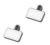 Vaguelly 2pcs Portable LED Video Light Clip for Computer Brightness Color for Live Streaming Video Conferencing and Photography Compact Lightweight Design