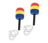 Vaguelly 2pcs Pounding Mallet Soft Sponge Hammer Plastic Mallet for Interactive Game Safe Whacking Encouraging Social Play for Older