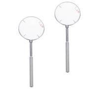Vaguelly 2pcs Professional Cross Cylinder Lens Tool Set 50-degree Optical Lens for Astigmatism Eye Examination Portable Multi-function Optometry Equipment for Glasses Shops