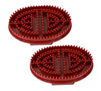 Vaguelly 2pcs Professional Scalp Massager Brush Indian Head Massage Tool Comb for Muscle Relief