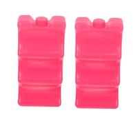 Vaguelly 2pcs Reusable Ice Packs for Breastfeeding Moms Breast Milk Bottle Cooler Fits Four Bottles Keeps Milk Fresh for up to Hours Compact Portable Storage