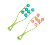 Vaguelly 2pcs Roller Massager Microcurrent Device for Facial Lift Sculpting Random Color