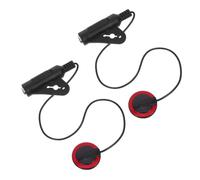 Vaguelly 2pcs Self-adhesive Piezo Contact Microphone Pickups for Guitar Violin Banjo Ukulele Mandolin with Portable Eq Adjustment Enhanced Sound Clarity and Buzzing Plate Technology for
