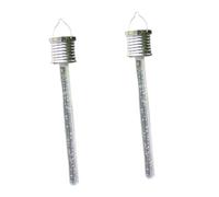 Vaguelly 2pcs Solar Lights Outdoor Chandelier Solar Light Outdoor Hanging LED Waterproof Warm Patio Exterior