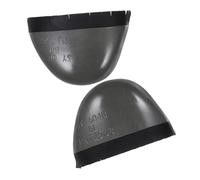 Vaguelly 2pcs Steel Toe Caps Shoe Covers with Manganese Epoxy Guard Puncture and Impact Resistant Work Boots Inserts for Men and Women Safety Shoes Silver