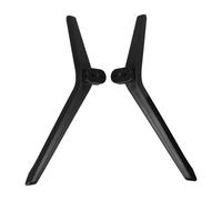Vaguelly 2pcs Tv Feet Replacement Stand Legs for 32-58 Inch Flat Screen Television, Black Plastic Mountable Tv Stand Base with Stable Support and Screw-in Table Legs Mechanism for Office