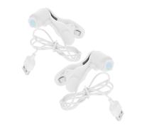Vaguelly 2pcs USB Phone Screen Clicker Adjustable Speed Smart Automatic Non-contact Tapping Device for Live Streaming Gaming Shopping Broadcasts White