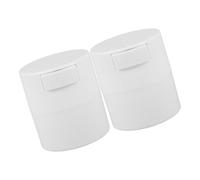 Vaguelly 2pcs Vacuum Seal Eyelash Adhesive Storage Jars for Lash Extension Supplies Press Container with Accurate Glue Dispensing Portable Lash Lift Holder for Home and Salon Use