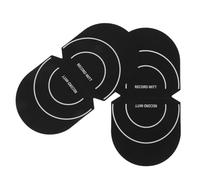Vaguelly 2pcs Vinyl Record Mitt Cleaner Handler Mat for Record Players Supplies Protects against Sticky Fingers Vinyl and Static Buildup