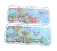 Vaguelly 2pcs Water Ring Toss for Lightweight Handheld Water Game for Developing Hand-eye Coordination and Patience Suitable for Boys and Outdoor Play