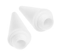Vaguelly 2Pcs White ABS Stylus Pen Replacement Tips for Touch Screen Tablets with Fine Electroplated Conductive Nibs, Designed for Note Taking and Control