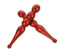 Vaguelly 2pcs Wooden Foot Massage Sticks for Reflexology Therapy Lightweight Thai Massage Tools Smooth Finish for Comfortable Use Promote Circulation for Home Travel