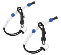 Vaguelly 2pcs Wristband Golf Score Counter Beaded Stroke Counter Chain Portable Golf Scoring Tool for Women Golfing Supplies
