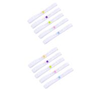 Vaguelly 2sets Adjustable Diaper Strips Belts Soft Elastic Diaper Tape Nappy Pins Safety Lock Infant Snap Fasteners 20pcs*2 Random Style