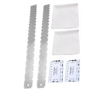 Vaguelly 2sets Guitar String Height Gauge Tool Fret Rocker Luthier Measuring Tools for Electric Guitar Fretboard Neck Straight Edge