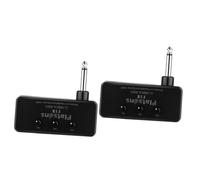 Vaguelly 2sets Portable Mini Guitar Amplifier Compact Headphone Amp for Electric Guitars Lightweight and Durable for Indoor Outdoor Use Versatile Sound Quality