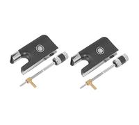 Vaguelly 2sets Professional Violin Accessories Metal Bow Frog Tuner Clip for Violin Bow