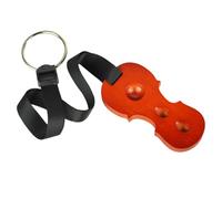 Vaguelly 3 Holes Cello End-Pin Stopper Wooden Anti-Skid Pad Adjustable Nylon Strap Cello Spike Floor Protector Anchor Rest