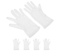 Vaguelly 3 Pairs Snooker Referee Gloves Billiard Glove Breathable Comfortable Polyester-cotton Professional Appearance Elegant Refined Appearance for Official Events Billiards Competition